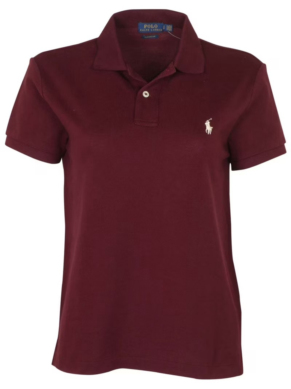 Polo by Ralph Lauren Classic Fit Women’s Wine Red/Burgundy Shirt w White Pony